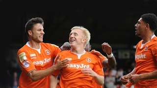 THE GOAL: Mark Cullen's winner v Cheltenham!