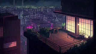 Lofi Rain in the City Night 🌧 lofi chill night ~ escape the daily routine