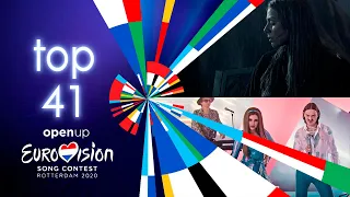 Eurovision Song Contest 2020: My TOP 41 | All Songs