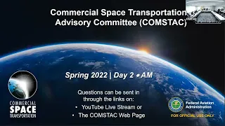 Commercial Space Transportation Advisory Committee Meeting: Day 2: Morning Session