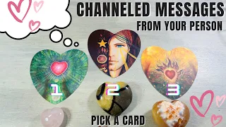 Channeled Messages from Your Person! 💞💌  Pick A Card Tarot Card Reading