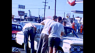 Found 1963 8mm Film - SOFT WATER CAR WASH - San Diego Midway/Rosecrans