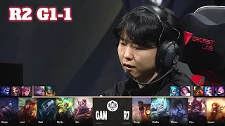 GAM vs R7 - Game 1 | Round 2 LoL MSI 2023 Play-In Stage | GAM Esports vs Movistar R7 G1 full game