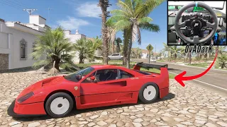 Ferrari F40 Competizione | Forza Horizon 5 ( Steering Wheel + Shifter ) Fanatec DD Pro Gameplay 4K