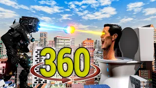 Skibidi toilet VS Cameraman 360 video -Skibidi Toilet 360°  - Episode 2