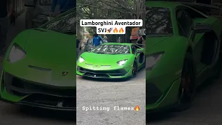 Lamborghini Aventador SVJ in Bangalore Early morning Throttles🔥🚀