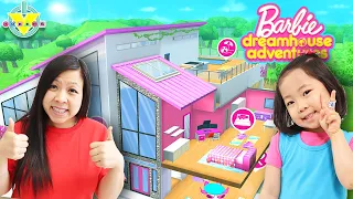 Barbie Dreamhouse Adventures with Kate and Mommy!!