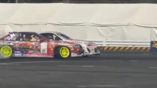 Naoki Nakamura chasing down d1gp cars in his street legal car in 2014