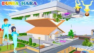 Hah? Rumah Yuta Mio Terbalik 😱 Semua Yang Dalam Rumah Terbalik Yuta Panik | Sakura School Simulator