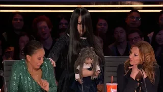 The Sacred Riana Stun The Judge With A Terrifying Imaginary Friend on America's Got Talent