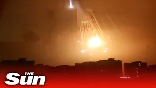 Huge fireball explosion seen in sky over Ukraine's capital Kyiv