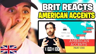 Brit Reacts to Accent Expert Gives a Tour of U.S. Accents - (Part One) | WIRED