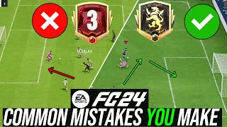 FC 24 - MISTAKES That YOU Make That ELITE Players Do Not (HOW TO IMPROVE TUTORIAL)