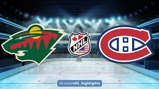 WILD VS CANADIENS November 9, 2017 HIGHLIGHTS HD