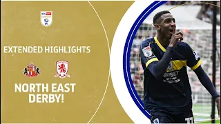 NORTH EAST DERBY! | Sunderland v Middlesbrough extended highlights