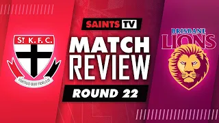 Round 22 REVIEW: St Kilda vs Brisbane Lions | AFL 2022