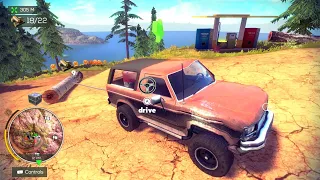 Ranger Pulling Heavy Log Up To The Hill | Off The Road Unleashed Nintendo Switch Gameplay HD