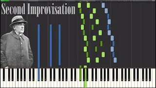 Nikolai Medtner: Second Improvisation, Op. 47 - Synthesia Tutorial