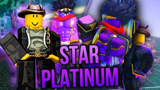 Using STAR PLATINUM In Different Roblox JoJo Games