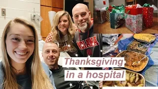 THANKSGIVING IN A HOSPITAL | Giving out Christmas bags to patients