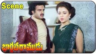 Bhargava Ramudu  Movie || Emotional  Scene Between Balakrishna & Mandakini