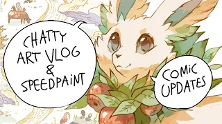 November artist vlog | Comic making updates, and a chatty little drawing timelapse