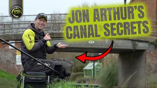 JON ARTHURS CANAL SECRETS! (Travelling light for canal fishing success)