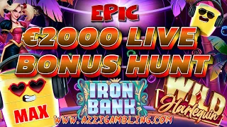 *EPIC* €2000 Live BONUS HUNT! €3 GIGA JAR!