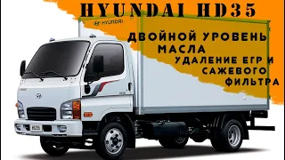 Hyundai HD35 2.5 diesel удаление сажевого фильтра, отключение клапана ЕГР