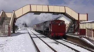 Pontypool & Blaenavon Railway's 'Easter Bunnies' - Snow & Steam 30/03/2013