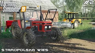 Cultivating and planting corn | Small Farm - Staropolska Wies | Farming Simulator 2019 | Episode 2