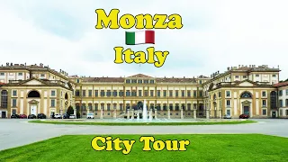 Monza City - Italy | Walking Tour | 4K - [UHD]