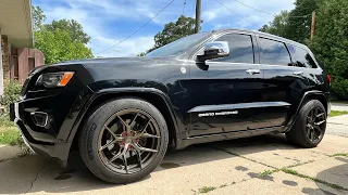 Wk2 Jeep Grand Cherokee banks monster exhaust for the Ecodiesel