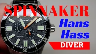 (4K) Spinnaker Hans Hass Men's Diver Watch Review Model: SP-5032-01