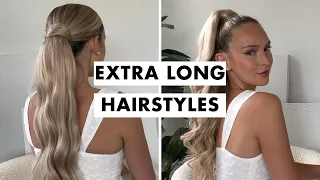 Extra Long Hairstyles | Step by Step How-To Tutorial