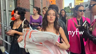 a week in my life during new york fashion week