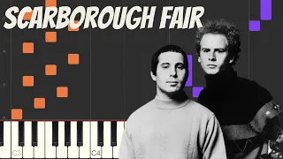 Scarborough Fair - Easy Piano Tutorial [PDF/Midi Download]