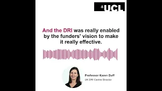 Professor Karen Duff on the research power within the UK Dementia Research Institute
