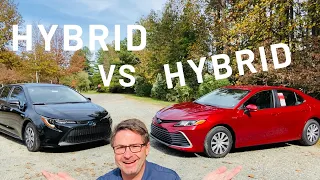 Hybrid Battle: 2021 Camry Hybrid LE vs Corolla Hybrid LE: Pick Your Winner!