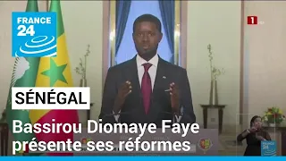 Sénégal : Bassirou Diomaye Faye présente ses réformes • FRANCE 24