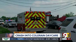 Driver crashes into Colerain Avenue day care, dies