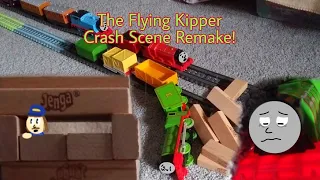 Thomas and Friends | Flying Kipper Crash Scene Remake! (Trackmaster, TOMY, Plarail)