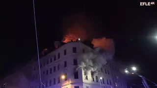 [Menschen schreien um Hilfe!] Dramatischer Wohnhausbrand Leipzig-Sellerhausen [29.-30.03.2018]