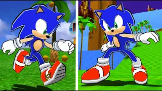 2D Illustration Sonic in Sonic Adventure 2