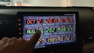 BTTF Time Circuits Clock - DayDream Screen Saver