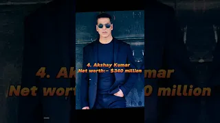 Top 10 richest actors in India 2023 🇮🇳 || #shorts #viral #trending #top10