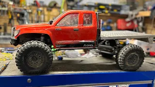 Bowhouse rc steering upgrade for the scx6 custom flatbed