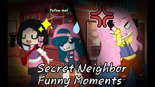 Catch me if you can! Secret Neighbor | Funny Moments | ItsFunneh | Gacha club ver. | #Krewreacts