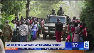 At least 41 killed in rebel attack on Ugandan school near Congo border