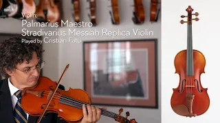 (sold) Palmarius Maestro Stradivarius Messiah Replica Violin / Cristian Fatu / Metzler Violin Shop